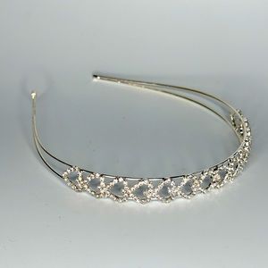 Heart Shape Pronged Stone Fashion Jewelry Head Band